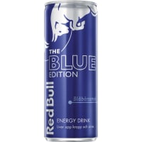 Red Bull Blue Edition Blåbärs Energidryck Burk