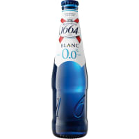 1664 Blanc 0,0% Veteöl, Glasflaska