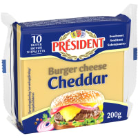 Président Burger Cheese Cheddar Skivor