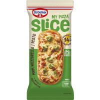 Dr Oetker Mozzarella Pesto Pizza Slice Fryst