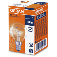 Klotlampa 50lm E14 11w Classic Superstar