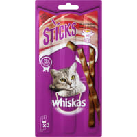 Whiskas Oxkött Sticks Kattgodis