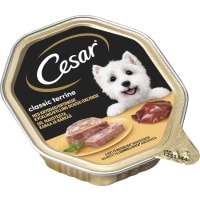 Cesar Kyckling Oxkött Hundmat