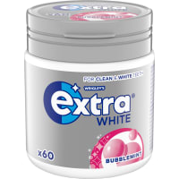 Bubblemint Extra White Tuggummi