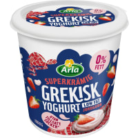 Jordgubb Grekisk Yoghurt 0%