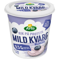 Arla Blåbär Mild Kvarg Laktosfri 0,2%