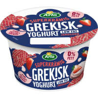 Arla Grekisk Yoghurt Jordgubb 0%