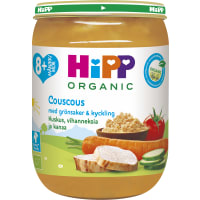 Hipp Couscous Grönsaker & Kyckling Från 8 Månader