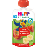 Apple Banana Strawberries Från 6 Månader