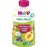 Hipp Wild Berries Apple Peach Från 6 Månader