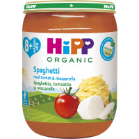 Hipp Spaghetti Tomat & Mozzarella Från 8 Månader