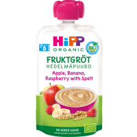 Gröt Äpple Banan Hallon Från 6 Månader