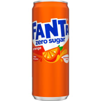 Orange Zero Läsk Burk