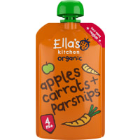 Ella's Kitchen Apples Carrots Parsnips Puré Från 4 Månader
