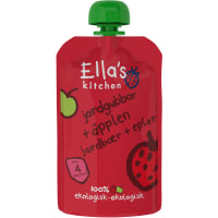 Ella's Kitchen Jordgubbar Äpplen Puré Från 4 Månader