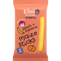 Ella's Kitchen Maize Sticks Peach Banana Från 7 Månader