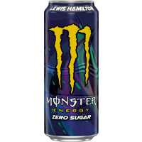 Monster Energy Lewis Hamilton Zero Sugar Energidryck Burk