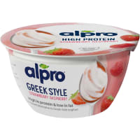 Alpro Greek Style Strawberry Raspberry Yoghurt