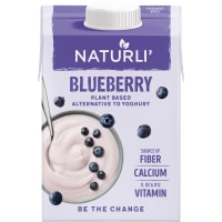 Naturli Blueberry Plant Based Yoghurt Dryck