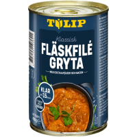 Fläskfilégryta med Cocktailpølser Och Bacon