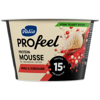 Vanilj Jordgub Proteinmousse Utan Tillsatt Socker