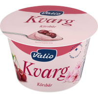 Körsbär Kvarg Laktosfri 7%