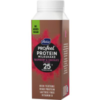 Valio Profeel Raspberry & Chocolate Lacto Free Protein Milkshake
