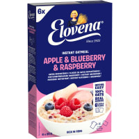 Havregrynsgröt Äpple Blåbär Hallon