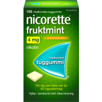 Nicorette Fruktmint 4mg Nikotintuggummi