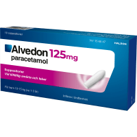 Suppositorier 125mg Vid Smärta & Feber