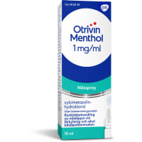Otrivin Otrivin Menthol 1mg/ml 10ml Nässpray Vuxna