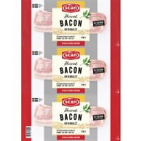 Skivat Bacon 3-pack