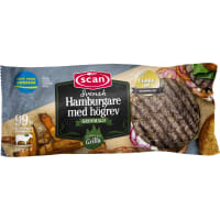 Scan Hamburgare med Högrevsfärs Frysta/ 4x150g