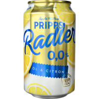 Pripps Radler Citron Ljus Lager 0,0% Alkfri Burk