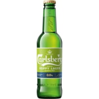 Carlsberg Hoppy Lager Alkoholfri 0,0% Flaska