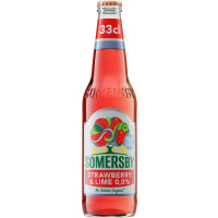 Somersby Strawberry Lime 0,0% Cider, Flaska