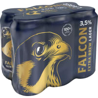 Falcon Extra Brew Ljus Lager 3,5% Folköl Burk