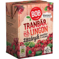 Bob Lingon&tranbär Lättdryck