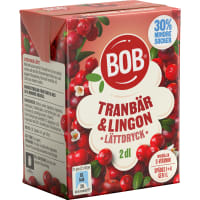 Lingon&tranbär Lättdryck