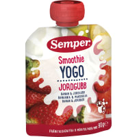 Semper Smoothie Yoghurt Jordgubb Från 6 Månader