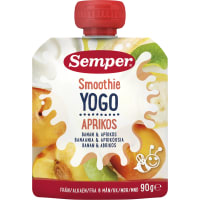 Semper Smoothie Yoghurt Aprikos Från 6 Månader