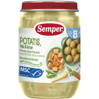 Potatis Fisk Ärtor Från 8 Månader