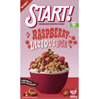 Start! Raspberry Licious Pie Granola