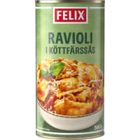 Ravioli i Köttsås