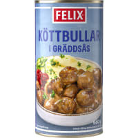 Köttbullar i Gräddsås