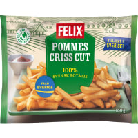 Pommes Criss Cut Frysta