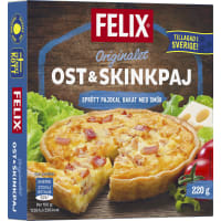 Felix Ost & Skinkpaj Fryst/1 Port