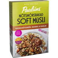 Soft Müsli Hassel Mandla Dadlar Nötsmörsbakad