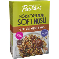 Soft Müsli Hassel Mandla Dadlar Nötsmörsbakad