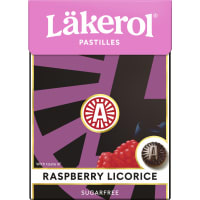 Raspberry Licorice Big Pack Halstablett